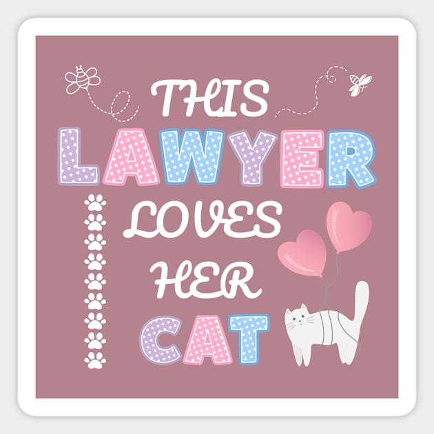 This lawyer loves her cat Magnet by My-Kitty-Love